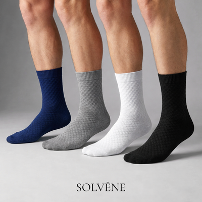 Chaussettes Solvène courtes en fibre de bambou premium