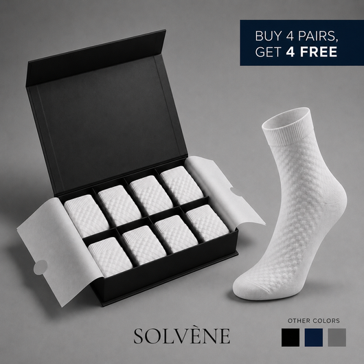 Solvène Premium Bamboo Mid-Calf Socks