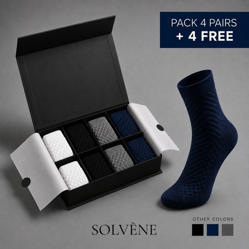 Solvène Premium Bamboo Mid-Calf Socks